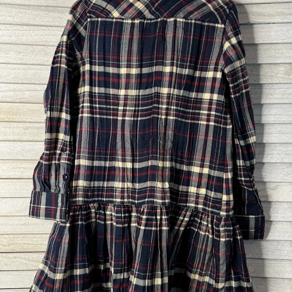 Ralph Lauren Girls Plaid Shirt Dress Size 6 Preppy Academia Fall Classic